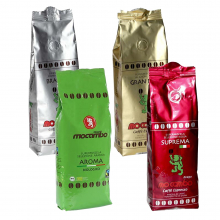 Mocambo Kaffeeprobierpaket 4x 250g Kaffeebohnen