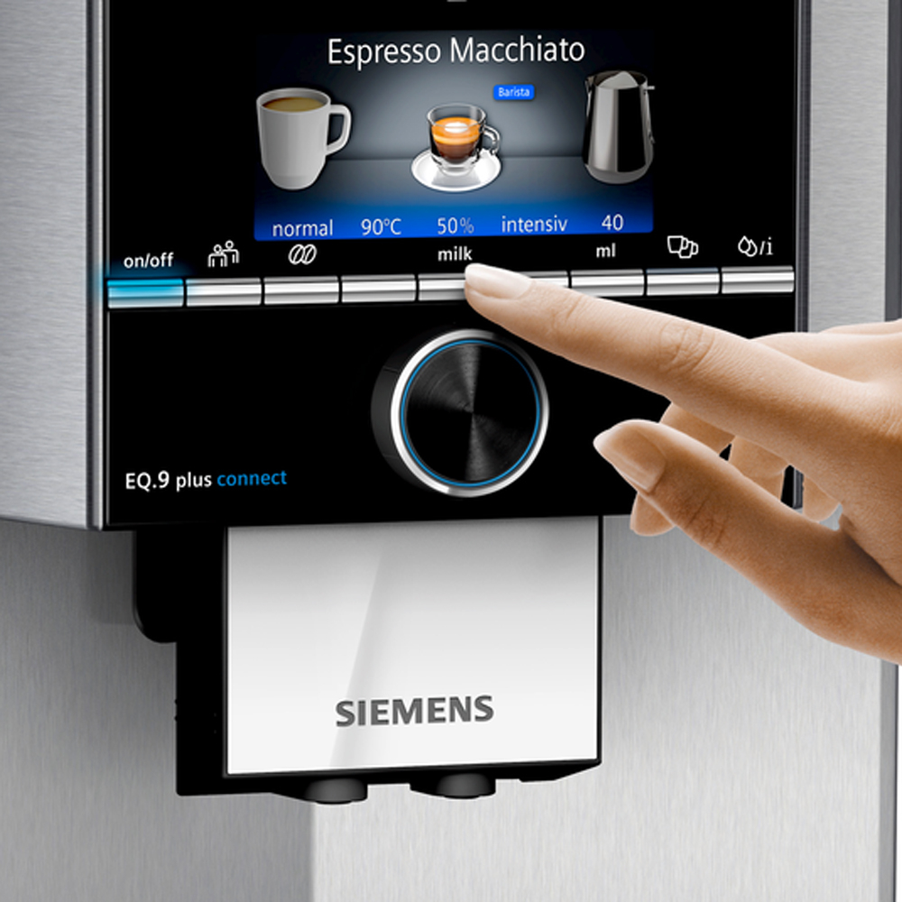 Siemens EQ.9 plus connect s500 (TI9558X1DE) inkl. MAROMAS Kaffeebohnen Probierpack