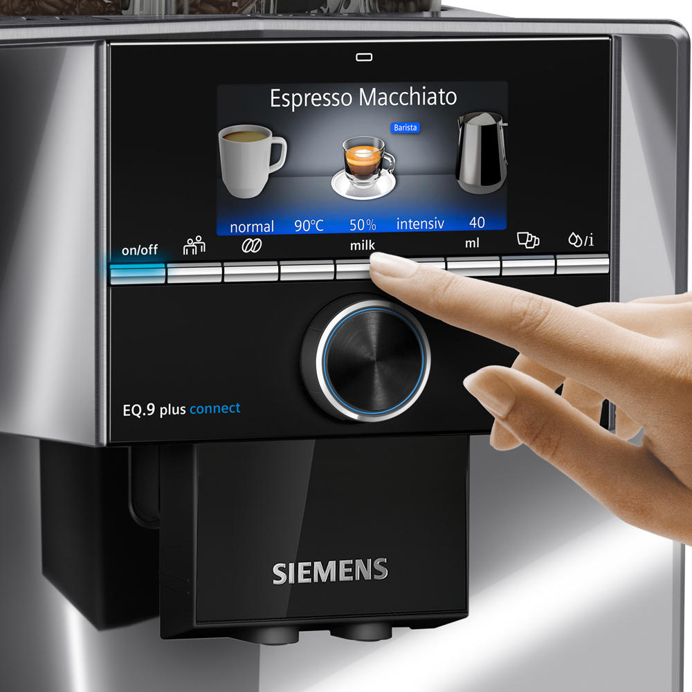 Siemens EQ.9 plus connect s700 (TI9575X7DE) inkl. MAROMAS Kaffeebohnen Probierpack