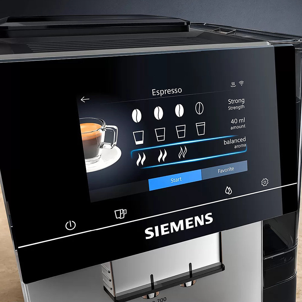 Siemens EQ.700 classic silber-schwarz (TP705D01)Gebraucht- / Vorführgerät